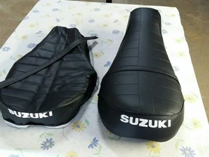 SUZUKI RV90 RV125 SEAT COVER (TRACKER) 1973 TO 1977 K/L/M/B MODEL + STRAP (S-31) - Picture 1 of 10