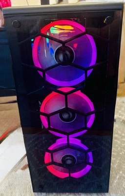 Top RGB Glass Gaming PC Intel i7 NVIDIA 960GTX SSD Win 11 25H2 - Bild 1 von 4