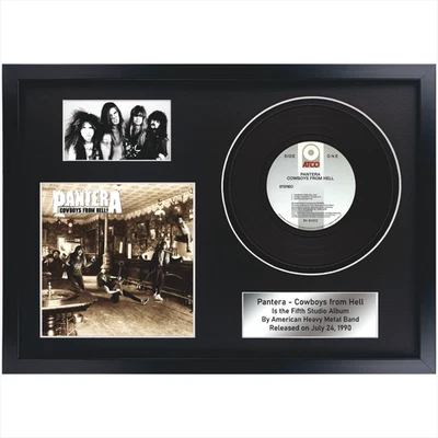 Pantera - Cowboys from Hell / LP / Souvenir in black frame / Heavy Metal - Image 1 of 4