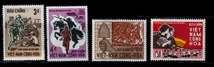 SOUTH VIETNAM Sc 294-7 NH issue of 1966 - Anniv of Revolution - Picture 1 of 1