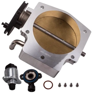 102mm Throttle Body + TPS IAC Throttle Position Sensor For GMC LSX LS7 LS2 LS3 - Picture 1 of 20
