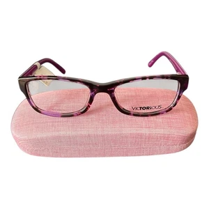 Montatura occhiali Viacom Nickelodeon Victorious V423 51-18-135 marrone e blu NUOVO - Foto 1 di 4