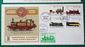 1975 Railways Bluebell Railway 50th Anniversary FDC  Brighton East Sussex FDI - Picture 1 of 2