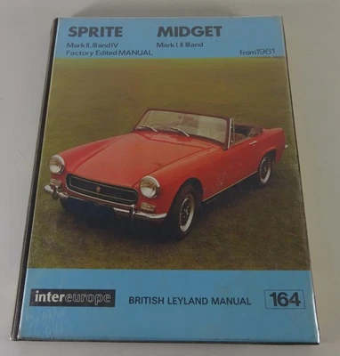 Manuale Riparazione Austin Healey Sprite Mk 2/3/4 MG Midget Mk 1/2/3 My Da 1961 - Immagine 1 di 3