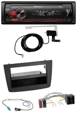 Pioneer 1DIN USB DAB MP3 AUX Autoradio für Alfa Romeo Mito 955 08-14 ISO schwarz - Bild 1 von 4
