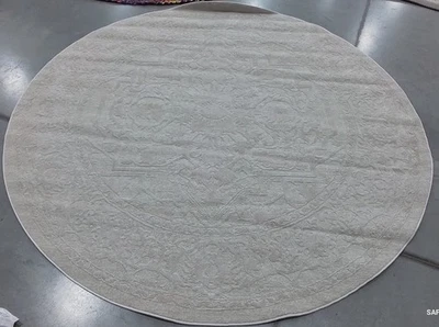 CREME / IVORY 6'-7" x 6'-7" Flaw in Rug, Reduced Price 1172781272 RFT665D-7R - Image 1 of 4