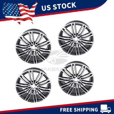 4 PCs For Front BMW 5-Series M550i 2017-2020 Machined Orbit Gray 19" Wheel Rim Foto 1 de 4
