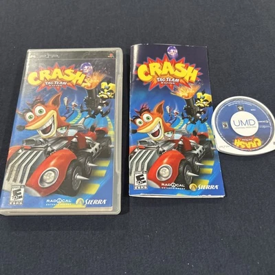 Crash Tag Team Racing (Sony PSP, 2005) TESTED and Working Complete - Image 1 of 4