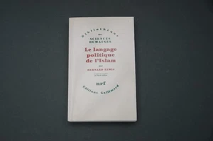 Islam politique B. Lewis Le langage politique de l'Islam 2002 Etude - Picture 1 of 4