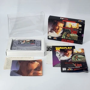 True Lies (Super Nintendo SNES) CIB complete w/ Inserts, Manual, Poster, & Reg - Picture 1 of 21