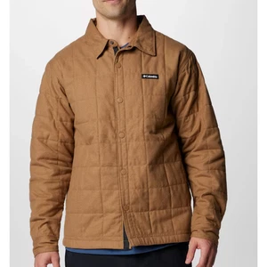 Chaqueta Camisa Acolchada Columbia Landroamer Para Hombre Grande Marrón - Imagen 1 de 5