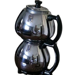 Chrome Vintage PercolaterSunbeam Coffeemaster C30A Chrome Vacuum Siphon Coffee M - Picture 1 of 2