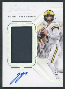 2024 Panini Flawless Collegiate JJ McCarthy RPA /25 - Picture 1 of 2