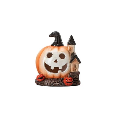 Halloween Resin Ornaments Pumpkin House Ghost House Festive Atmosphere D2P3 - Image 1 of 4