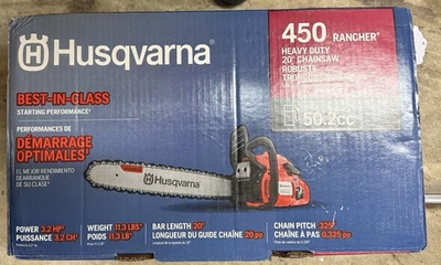 NEW Husqvarna 450 Rancher Chainsaw - Image 1 of 2