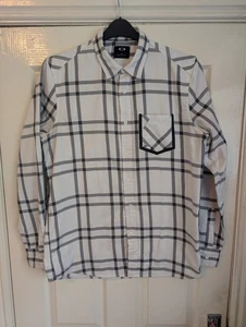 Oakley Mens Long Sleeve Check Shirt Size Small Big Fit - Picture 1 of 9