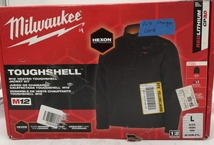 Chaqueta Hexon Technology Milwaukee M100B-21L M12 12V Heated TOUGHSHELL - Solo - Imagen 1 de 6