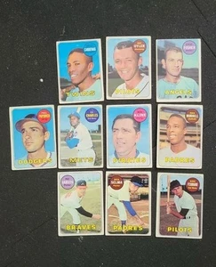 1969 Topps 10 Karten Lot | Authentic Vintage - Bild 1 von 2