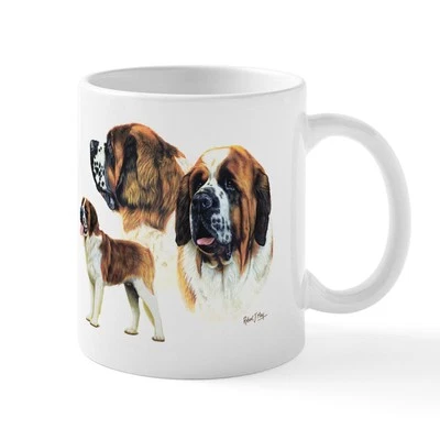 CafePress Saint Bernard Mug 11 oz Ceramic Mug (542174279)