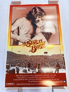 1977 Nasce una stella arrotolata locandina film originale 40x60 Streisand Kristofferson - Foto 1 di 9