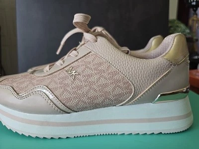 Tênis Feminino Michael Kors Raina com Cadarço Rosa 10 - Imagem 1 de 4