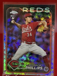 2024 Topps Chrome Logofractor Connor Phillips #20 Refractor RC Reds - Picture 1 of 2