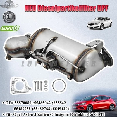 NEW Diesel Particulate Filter DPF for Vauxhall Astra J Zafira C Insignia B Mokka 1.6 CDTI - Image 1 of 4