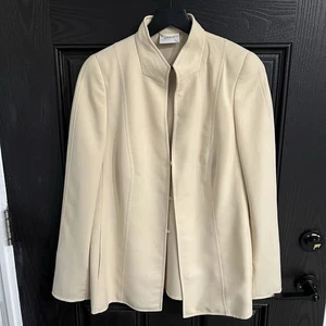 Chaqueta Blazer Akris Punto Amarillo Pálido Talla 42  - Imagen 1 de 9