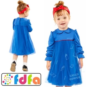 Amscan Official Roald Dahl Matilda Childs Girls Fancy Dress Costume Book Day - Picture 1 of 12