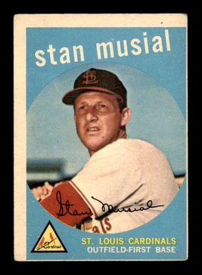 1959 Topps #150 Stan Musial en muy buen estado X3597871 Foto 1 de 3