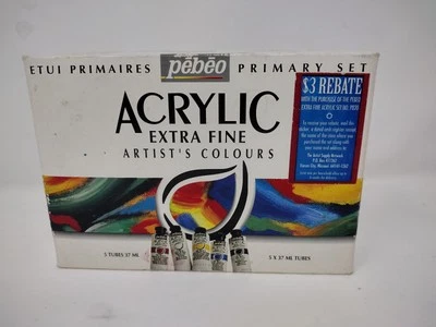 Pébéo 820000 Fine Arts Artist Selection of 5 Acrylic Oil Paint Tubes 37 ml Read! - Image 1 of 4