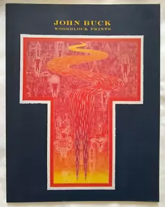 John Buck Woodblock Exhibition FAMSF San Francisco CA 1993 -1994 - Picture 1 of 3