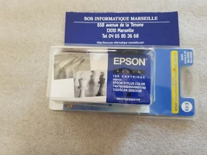 Cartouche d'Encre S020108 Noire Originale EPSON STYLUS COLOR 740/760/800/850/860 - Picture 1 of 4