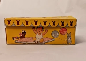 Entzückender Baby Schuhkarton mit Deckel von Monarch Co 1931 - Bild 1 von 8