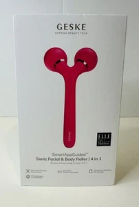 GESKE Sonic Facial & Body Roller 4-in-1 Magenta-SmartApp Guided - Picture 1 of 5