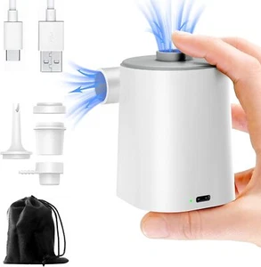 Mini Pompa Aria Portatile Elettrica Type-C Ricaricabile Gonfiare Sgonfiare Piscina - Foto 1 di 7