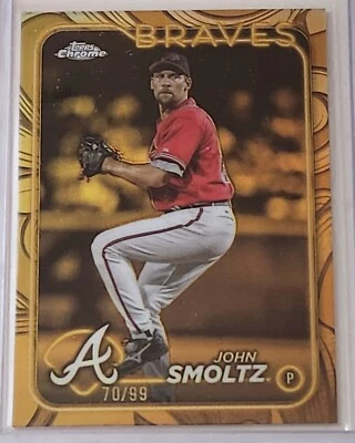 2024 John Smoltz Topps Gilded /99 #124 - Image 1 of 2