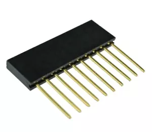 10PCS 2.54MM 10-Pin Stackable Long Legs Femal Header For Arduino Shield - Picture 1 of 5