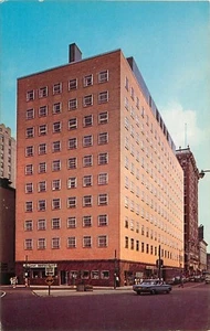 Postal de autos antiguos de Howard Building Rhode Island RI - Imagen 1 de 2