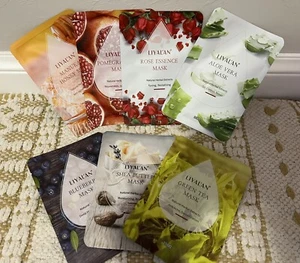 Beauty Face Mask Skin Care Sheets 7 Pcs - Picture 1 of 3