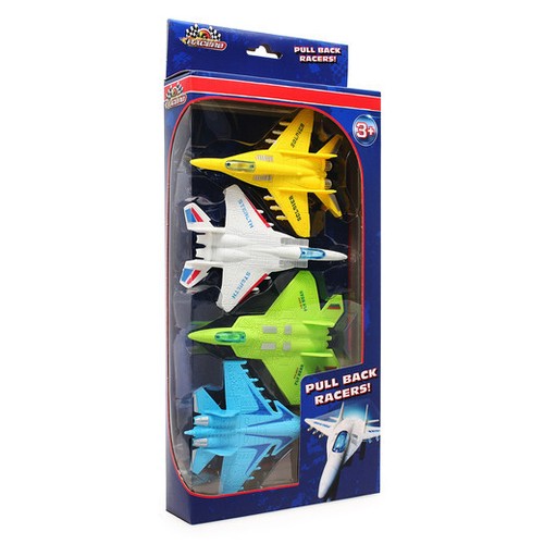 airplane pull-back racers 4-count w | eBay