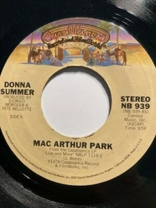 1978 US PRESS 7" DONNA SUMMER MACARTHUR PARK / ONCE UPON A TIME CASABLANCA NB939 - Bild 1 von 1