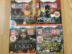 PC Gamer Magazine Demo Disks 2004 7.40 7.41 7.45 7.46 Painkiller Rome Guild Wars - Picture 1 of 15