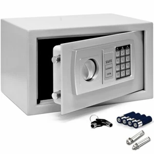 Cassaforte con Combinazione Elettronica 31x20x 20cm 2 Chiavi casa Ufficio - Foto 1 di 10