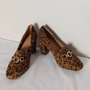 Next Animal Print Heels UK 6 EU 39 BNWT - Picture 1 of 12