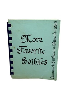 VTG Church Cookbook Emanuel Lutheran  1986 Santa Barbara California Recipes - Imagen 1 de 9