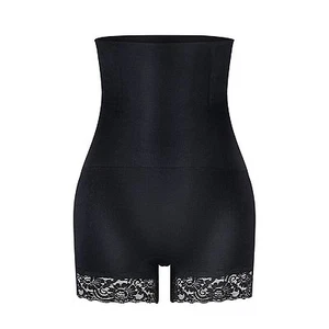Frauen Spitze Body Shaper Schlankmacher Shorts Hohe Taille Bauch Kontrolle Shapewear - Bild 1 von 11