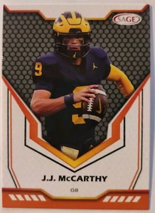 NFL Trading Card Football J.J. McCarthy Minnesota Vikings 2024 Sage - Bild 1 von 2