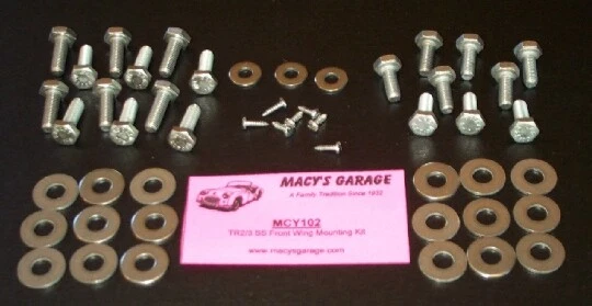 Kit de ferragens para-lama dianteiro Triumph TR2-3B MCY102 - Imagem 1 de 1