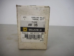 SQUARE D AR 35 THERMAL RELAY OVERLOAD UNIT HEATER - Picture 1 of 1